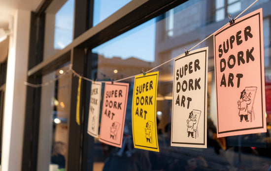 Framed Super Dork Art