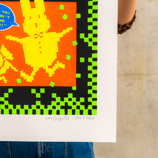 Pixel The Rabbit & Clock-Man