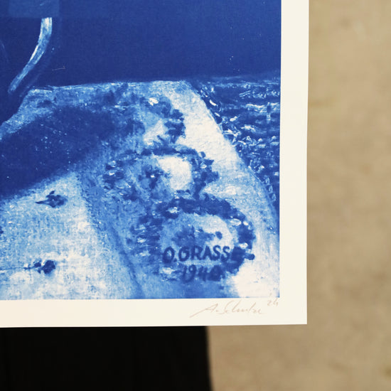 Bouquet lll Cyanotype