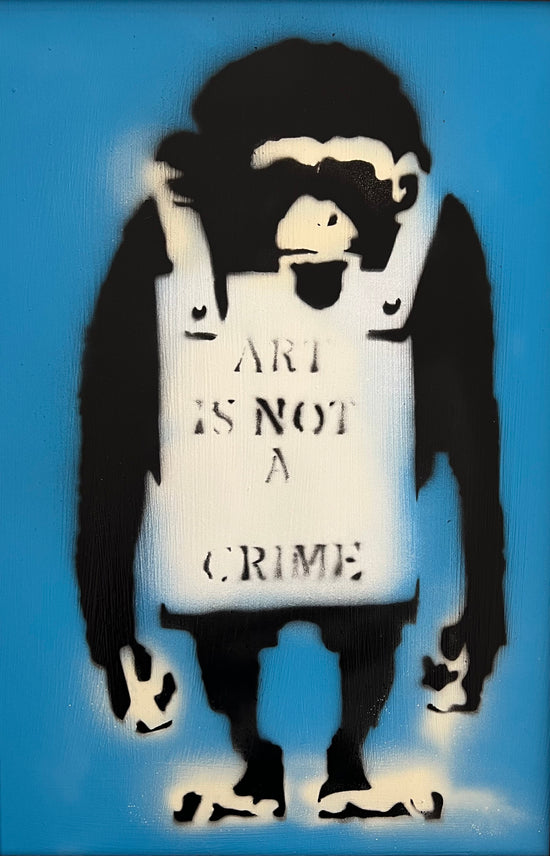 Monkey (Blue Background)