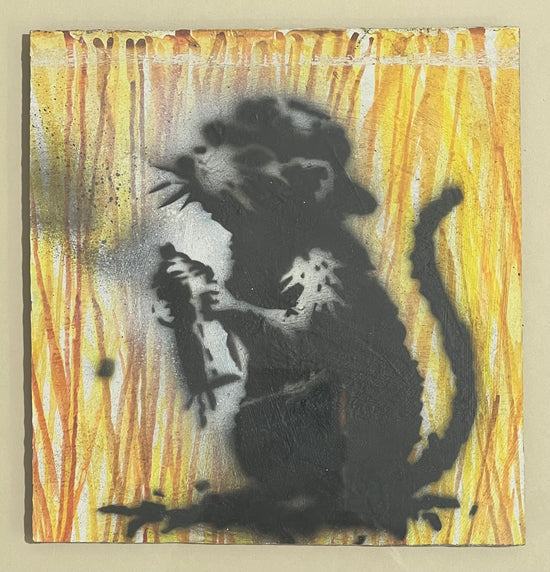 Spray Painting Rat