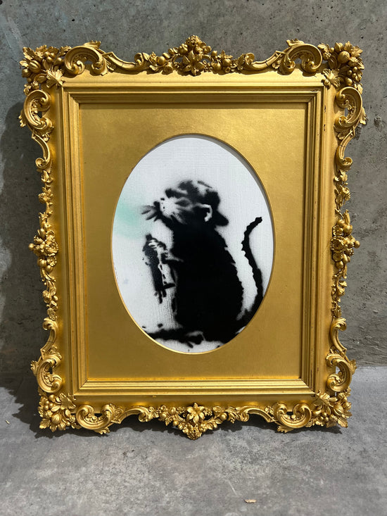 Portrait Of A Spraying Rat
