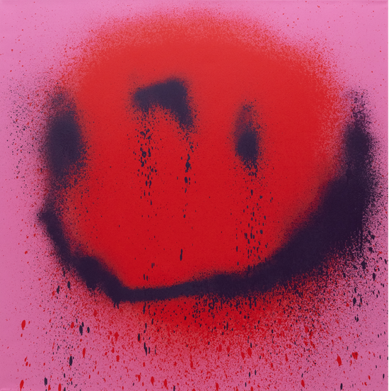 Untitled (Drone Smile), 2022 - Red