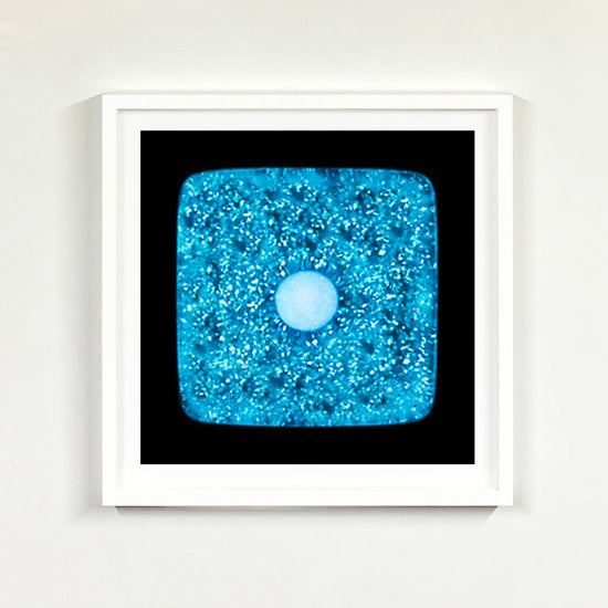 Dice One - Cyan Sparkles