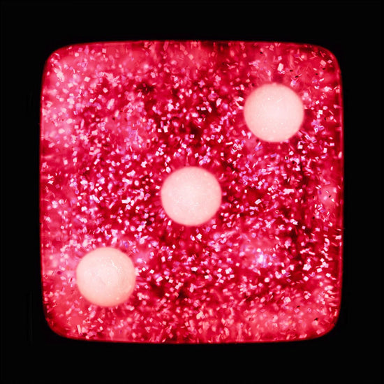 Dice Three - Raspberry Sparkles