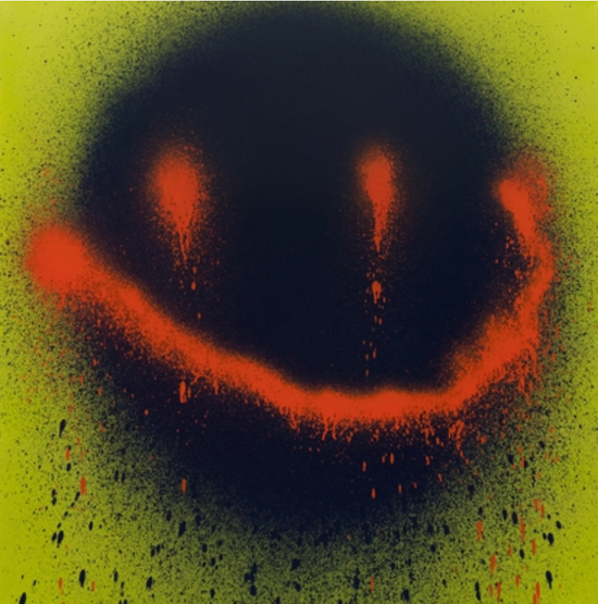 Untitled (Drone Smile), 2022 - Blue