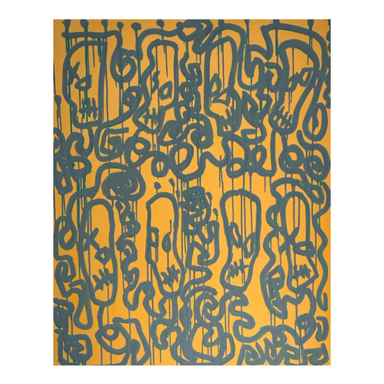 YELLOW & DARK BLEW