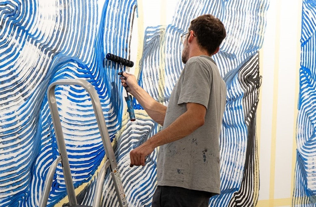 Skirl Live Painting | Exhibition at Helm Gallery Brighton