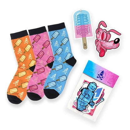Will Blood - Rib pop socks gift set