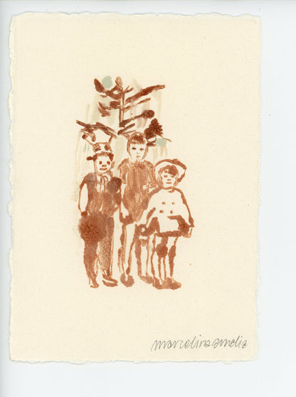 MORNING PAGES - Monotypes UNFRAMED