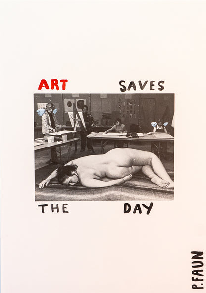 Art Saves The Day (Framed)