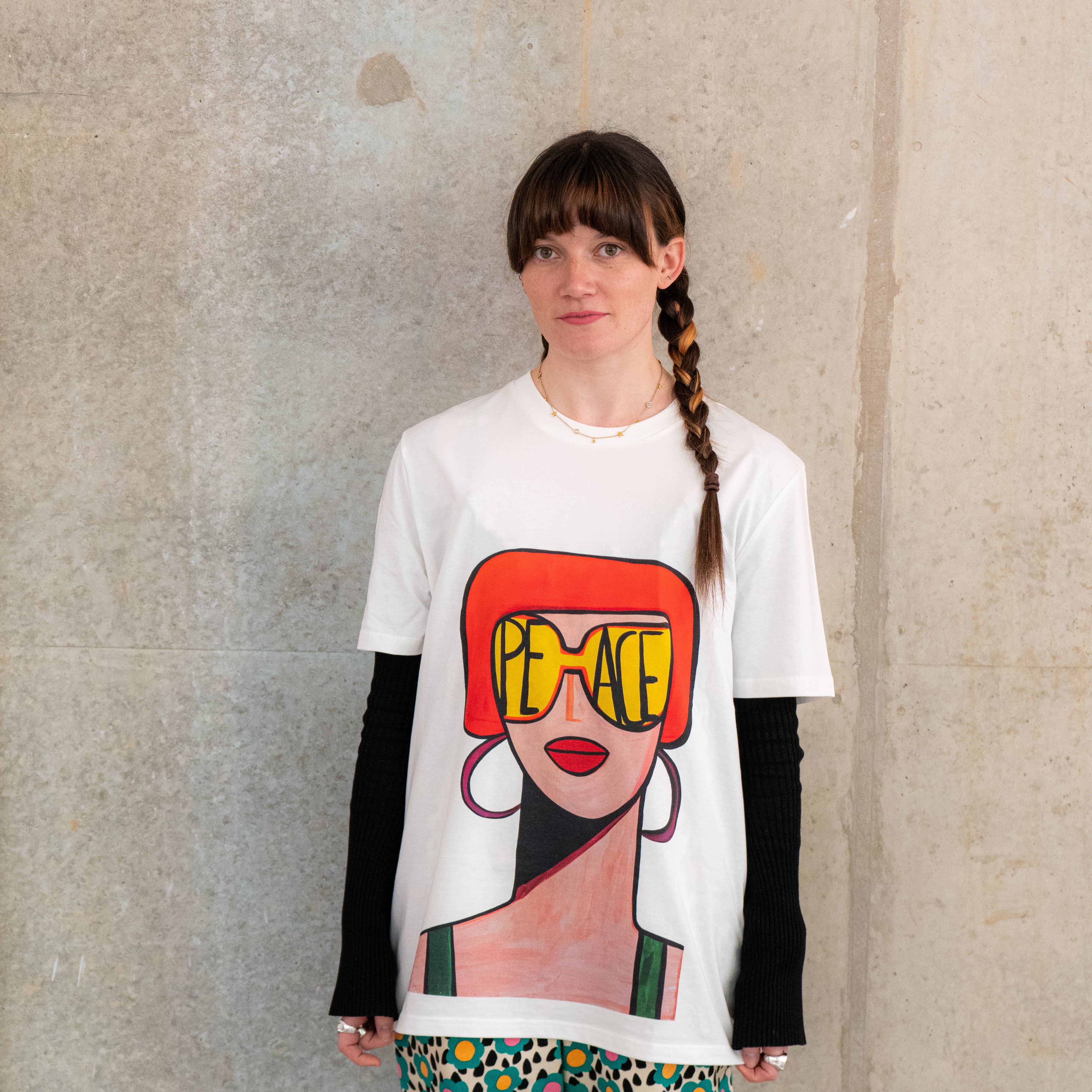 Margo In Margate - Girl In Peace Glasses | Limited Edition T-shirt