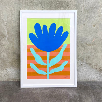 Tulip On Stripes