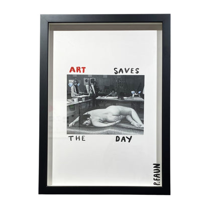 Art Saves The Day (Framed)
