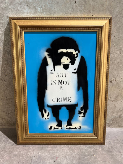 Monkey (Blue Background)