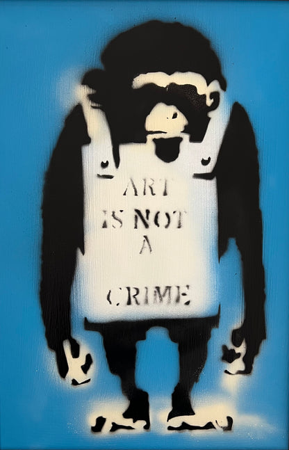 Monkey (Blue Background)