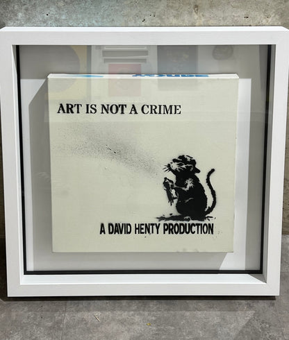 Spray Painting Rat (Art Is Not A Crime)