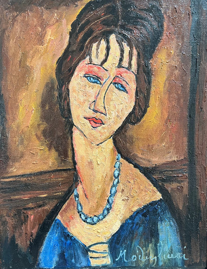 Jeanne Hebuterne With Necklace