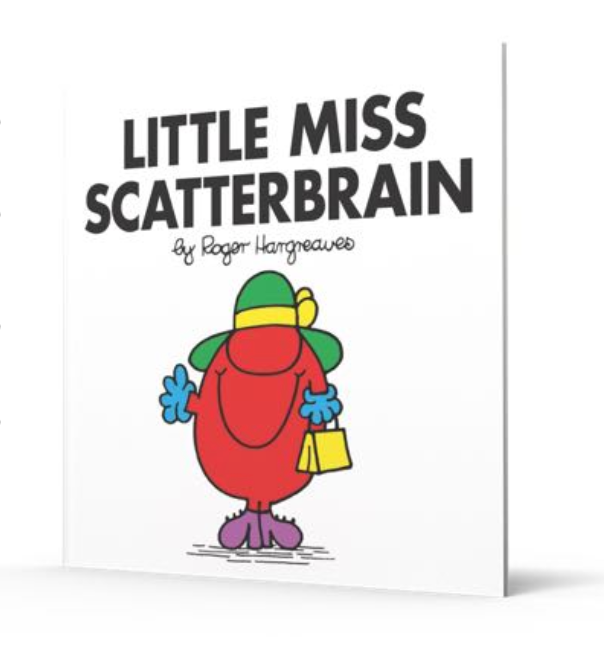 Little Miss Scatterbrain | Paperback Picture Book | Helm Gallery