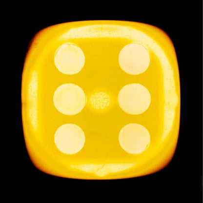 Dice Six - Yellow