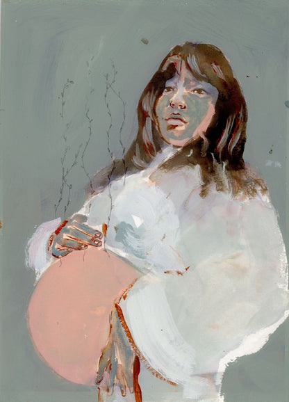Self Portrait (Pregnant) - Original
