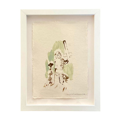 MORNING PAGES - Monotypes Originals FRAMED