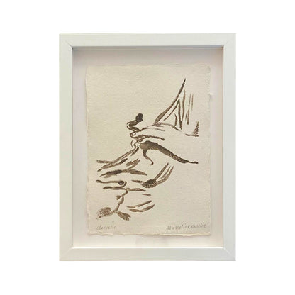 MORNING PAGES - Monotypes Originals FRAMED