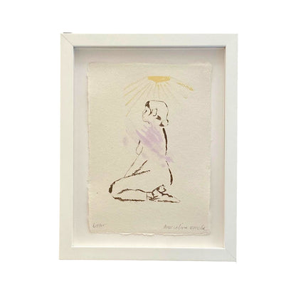 MORNING PAGES - Monotypes Originals FRAMED