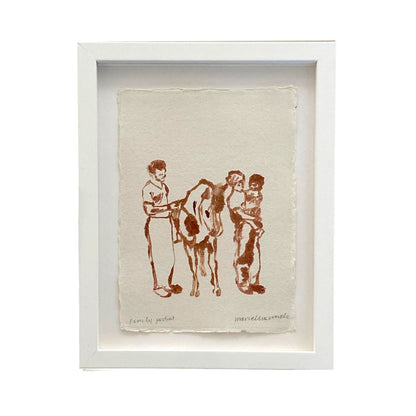 MORNING PAGES - Monotypes Originals FRAMED