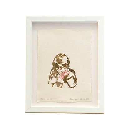 MORNING PAGES - Monotypes Originals FRAMED