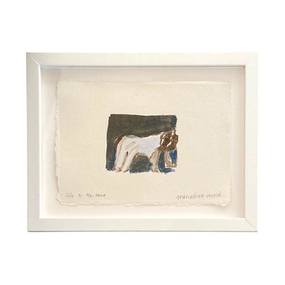 MORNING PAGES - Monotypes Originals FRAMED