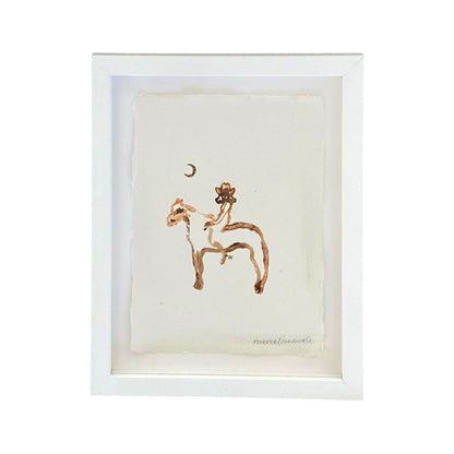 MORNING PAGES - Monotypes Originals FRAMED