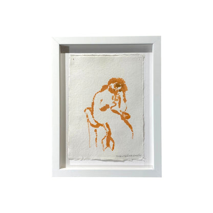 MORNING PAGES - Monotypes Originals FRAMED